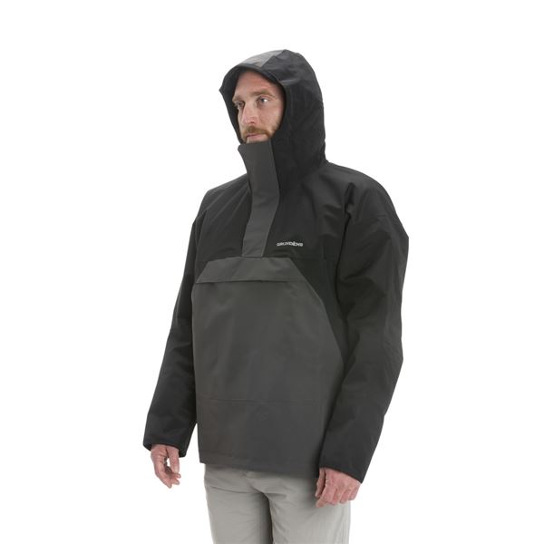 Bunda Grundéns Full Share Anorak - Black/Grey vel. S