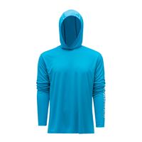 Mikina Tough Sun Hoodie - Azure vel. S