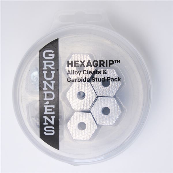 HEXAGRIP Grundéns Cleat & Stud Puck Pack - Silver 