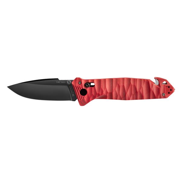 Zavírací nůž TB Outdoor CAC S200 French Army G10, Hladké ostří - Red