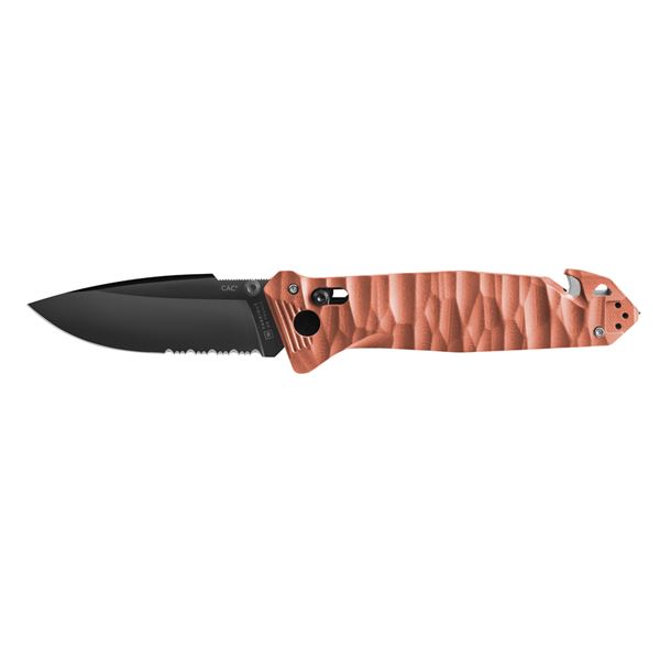 Zavírací nůž TB Outdoor CAC S200 French Army G10, Kombinované ostří - Coral