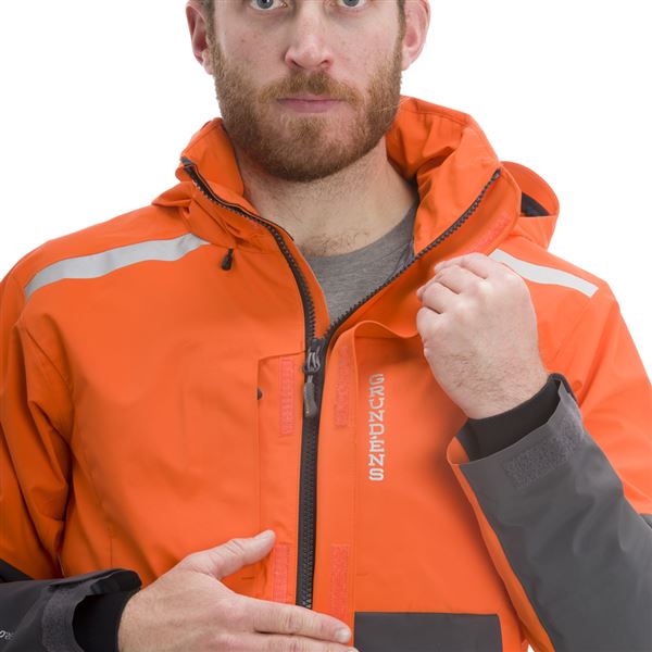 Bunda Grundéns Gambler Gore-Tex - Red Orange vel. XL