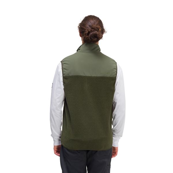 Bering Fleece Pro Vest  - Deep Lichen Green/Deep Depths vel. L